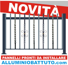 F.lli monica & figli s.r.l. ferro battuto alluminio battuto ... Ringhiere pannelli per balconi